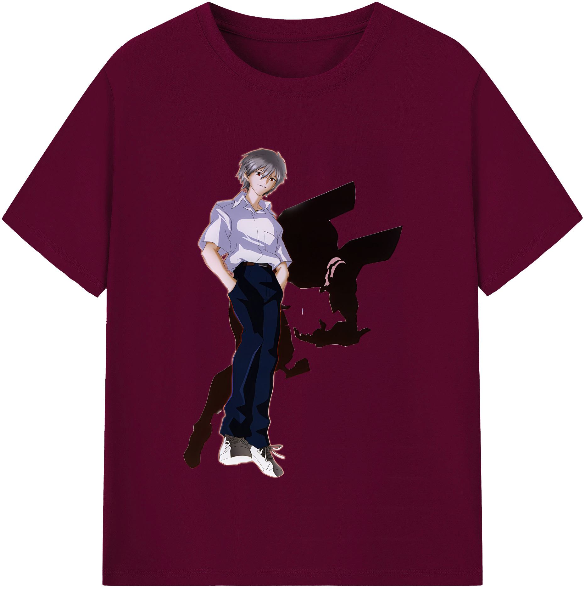 （画像用） EVA 新世紀エヴァンゲリオン レディースカジュアルプリントTシャツ（綿100％）